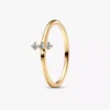 Pandora Era Lab-Grown Diamonds Trio Ring 0,07 ct tw, 14 Karat Gold