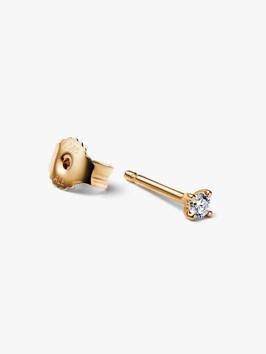 Pandora Era Ohrringe mit Lab-Grown-Diamanten 14 Karat Gold – 0,05 Karat TW, 14 Karat Gold Pandora Era Ohrringe mit Lab-Grown-Diamanten 14 Karat Gold – 0,05 Karat TW, 14 Karat Gold