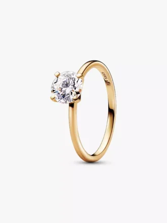Pandora Era Ring aus 14 Karat Gold mit im Labor gezüchtetem Diamanten, 1,00 Karat insgesamt, 14 Karat Gold