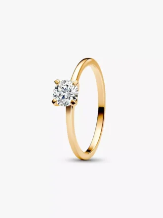 Pandora Era Ring mit im Labor gezüchtetem Diamanten, 0,50 ct, 14 Karat Gold