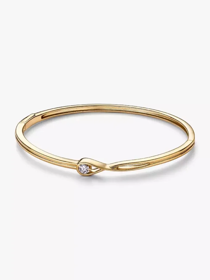 Pandora Armband- und Ring-Set mit Lab-Grown Diamonds, 0,50 Karat insgesamt, 14 Karat Gold, 2 Stück