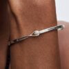 Pandora Infinite Bangle aus 14 Karat Weißgold mit Lab-Grown Diamonds – 0,25 Karat Gesamtgewicht, 14 Karat Weißgold