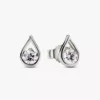 Pandora Infinite Ohrringe aus 14 Karat Weißgold mit Lab-Grown Diamonds, 0,50 Karat insgesamt, 14 Karat Weißgold Pandora Infinite Ohrringe aus 14 Karat Weißgold mit Lab-Grown Diamonds, 0,50 Karat insgesamt, 14 Karat Weißgold