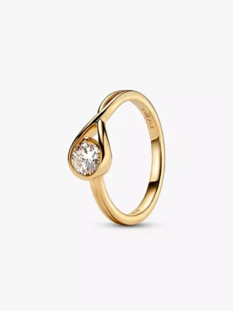 Pandora Infinite Ring aus 14 Karat Gold mit Lab-Grown Diamanten, 0,50 Karat Gesamtgewicht, 14 Karat Gold