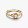 Pandora Infinite Ring aus 14 Karat Gold mit Lab-Grown Diamanten, 0,50 Karat Gesamtgewicht, 14 Karat Gold Pandora Infinite Ring aus 14 Karat Gold mit Lab-Grown Diamanten, 0,50 Karat Gesamtgewicht, 14 Karat Gold