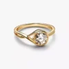 Pandora Infinite Ring aus 14 Karat Gold mit Lab-Grown Diamonds, 1,00 Karat insgesamt, 14 Karat Gold Pandora Infinite Ring aus 14 Karat Gold mit Lab-Grown Diamonds, 1,00 Karat insgesamt, 14 Karat Gold