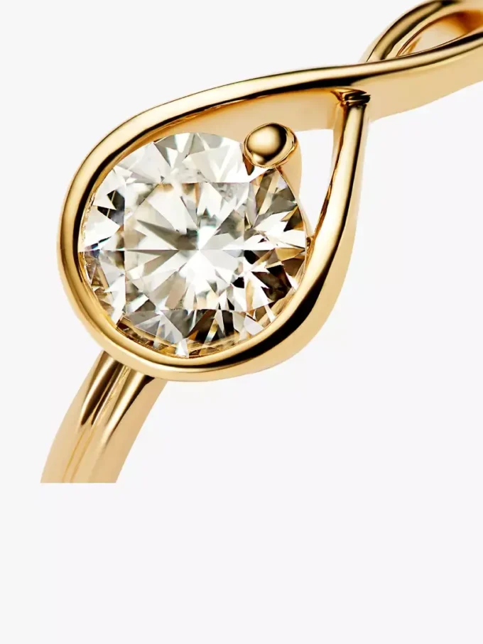 Pandora Infinite Ring aus 14 Karat Gold mit Lab-Grown Diamonds, 1,00 Karat insgesamt, 14 Karat Gold Pandora Infinite Ring aus 14 Karat Gold mit Lab-Grown Diamonds, 1,00 Karat insgesamt, 14 Karat Gold