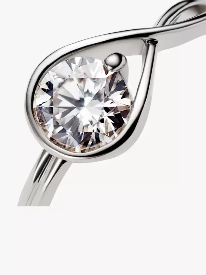 Pandora Infinite Ring aus 14 Karat Weißgold mit Lab-Grown Diamonds, 1,00 Karat insgesamt, 14 Karat Weißgold Pandora Infinite Ring aus 14 Karat Weißgold mit Lab-Grown Diamonds, 1,00 Karat insgesamt, 14 Karat Weißgold