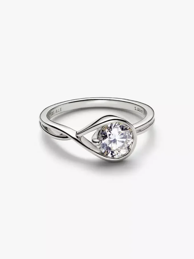Pandora Infinite Ring aus 14 Karat Weißgold mit Lab-Grown Diamonds, 1,00 Karat insgesamt, 14 Karat Weißgold Pandora Infinite Ring aus 14 Karat Weißgold mit Lab-Grown Diamonds, 1,00 Karat insgesamt, 14 Karat Weißgold