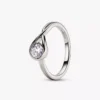 Pandora Infinite Ring aus 14 Karat Weißgold mit synthetischem Diamanten, 0,50 Karat, 14 Karat Weißgold Pandora Infinite Ring aus 14 Karat Weißgold mit synthetischem Diamanten, 0,50 Karat, 14 Karat Weißgold