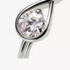 Pandora Infinite Ring aus 14 Karat Weißgold mit synthetischem Diamanten, 0,50 Karat, 14 Karat Weißgold Pandora Infinite Ring aus 14 Karat Weißgold mit synthetischem Diamanten, 0,50 Karat, 14 Karat Weißgold