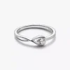 Pandora Infinite Ring aus Sterlingsilber mit im Labor gezüchtetem Diamanten, 0,15 Karat, Sterlingsilber Pandora Infinite Ring aus Sterlingsilber mit im Labor gezüchtetem Diamanten, 0,15 Karat, Sterlingsilber