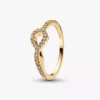 Pandora Infinite Ring mit Pavé aus Lab-Grown Diamonds, 0,19 Karat insgesamt, 14 Karat Gold Pandora Infinite Ring mit Pavé aus Lab-Grown Diamonds, 0,19 Karat insgesamt, 14 Karat Gold
