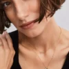 Pandora „Infinite“ Ring mit doppelreihigem Pavé aus im Labor gezüchteten Diamanten, 0,22 Karat insgesamt, 14 Karat Gold