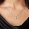 Pandora Infinite Sterling-Silber-Anhänger-Halskette mit Lab-Grown Diamonds – 0,25 ct TW, Sterling-Silber Pandora Infinite Sterling-Silber-Anhänger-Halskette mit Lab-Grown Diamonds – 0,25 ct TW, Sterling-Silber