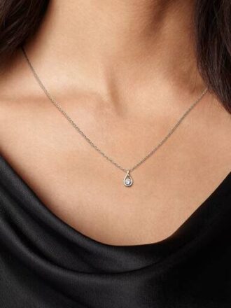Pandora Infinite Sterling-Silber-Anhänger-Halskette mit Lab-Grown Diamonds – 0,25 ct TW, Sterling-Silber Pandora Infinite Sterling-Silber-Anhänger-Halskette mit Lab-Grown Diamonds – 0,25 ct TW, Sterling-Silber