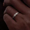 Pandora Infinite Sterling-Silber-Ring mit doppelseitigen, im Labor gezüchteten Diamanten, 0,30 Karat insgesamt, Sterling-Silber Pandora Infinite Sterling-Silber-Ring mit doppelseitigen, im Labor gezüchteten Diamanten, 0,30 Karat insgesamt, Sterling-Silber