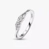 Pandora Infinite Sterling-Silber-Ring mit doppelseitigen, im Labor gezüchteten Diamanten, 0,30 Karat insgesamt, Sterling-Silber Pandora Infinite Sterling-Silber-Ring mit doppelseitigen, im Labor gezüchteten Diamanten, 0,30 Karat insgesamt, Sterling-Silber