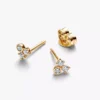Pandora Lab-Grown Diamonds-Ohrringe mit im Labor gezüchteten Diamanten, 0,19 Karat insgesamt, 14 Karat Gold Pandora Lab-Grown Diamonds-Ohrringe mit im Labor gezüchteten Diamanten, 0,19 Karat insgesamt, 14 Karat Gold