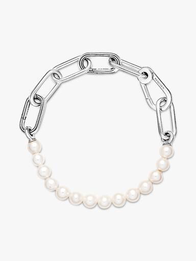Pandora ME Armband mit behandelten Süßwasser-Zuchtperlen – Sterlingsilber Pandora ME Armband mit behandelten Süßwasser-Zuchtperlen – Sterlingsilber