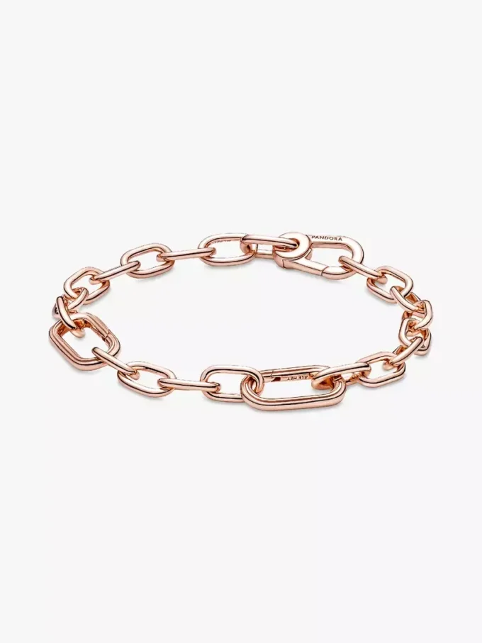 Pandora ME-Armband mit feinen Gliedern, 14 Karat Roségold-Beschichtung Pandora ME-Armband mit feinen Gliedern, 14 Karat Roségold-Beschichtung