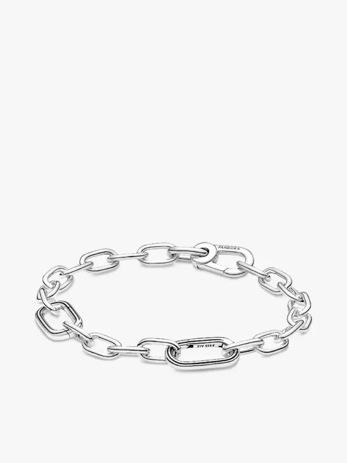 Pandora ME-Armband mit kleinen Gliedern aus Sterlingsilber Pandora ME-Armband mit kleinen Gliedern aus Sterlingsilber