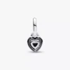 Pandora ME Black Chakra Heart Mini Dangle Charm aus Sterlingsilber Pandora ME Black Chakra Heart Mini Dangle Charm aus Sterlingsilber