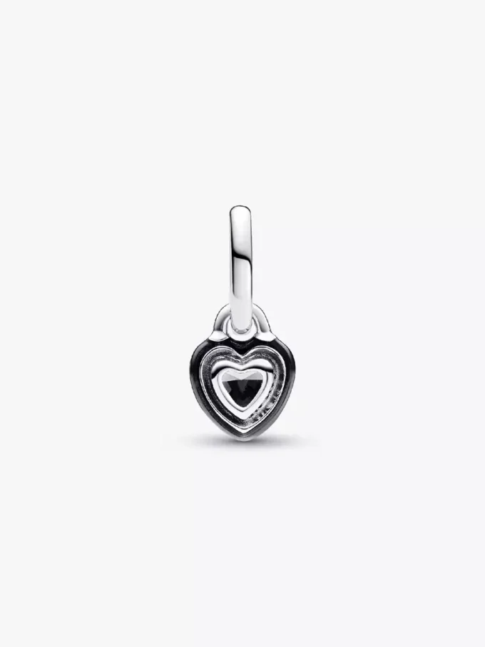 Pandora ME Black Chakra Heart Mini Dangle Charm aus Sterlingsilber Pandora ME Black Chakra Heart Mini Dangle Charm aus Sterlingsilber