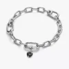 Pandora ME Black Chakra Heart Mini Dangle Charm aus Sterlingsilber Pandora ME Black Chakra Heart Mini Dangle Charm aus Sterlingsilber