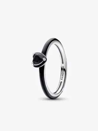 Pandora ME Black Chakra Heart Ring – Sterlingsilber