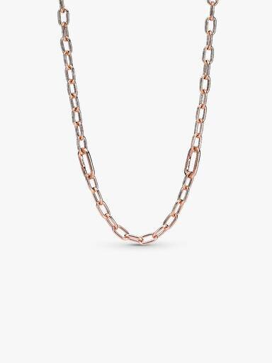 Pandora ME Halskette mit feinen Gliedern – 14 Karat Roségold-Beschichtung Pandora ME Halskette mit feinen Gliedern – 14 Karat Roségold-Beschichtung