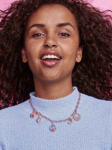 Pandora ME Halskette mit feinen Gliedern – 14 Karat Roségold-Beschichtung Pandora ME Halskette mit feinen Gliedern – 14 Karat Roségold-Beschichtung
