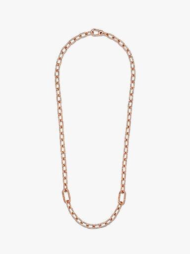 Pandora ME Halskette mit feinen Gliedern – 14 Karat Roségold-Beschichtung Pandora ME Halskette mit feinen Gliedern – 14 Karat Roségold-Beschichtung