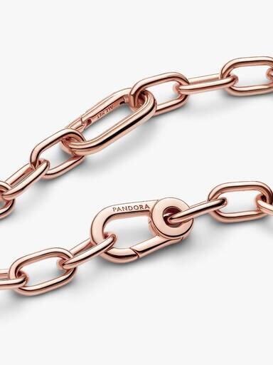 Pandora ME Halskette mit feinen Gliedern – 14 Karat Roségold-Beschichtung Pandora ME Halskette mit feinen Gliedern – 14 Karat Roségold-Beschichtung