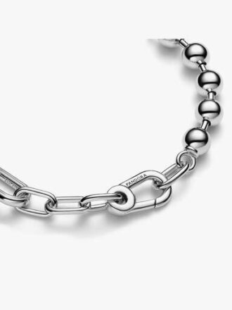 Pandora ME Metallperlen- und Gliederarmband – Sterlingsilber