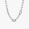 Pandora ME Metallperlen- und Gliederkette – Sterlingsilber