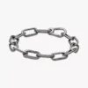Pandora ME Mittelglied-Kettenarmband mit Rutheniumbeschichtung