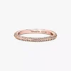 Pandora ME Pavé-Ring, 14 Karat Roségold-Beschichtung