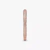 Pandora ME Pavé-Ring, 14 Karat Roségold-Beschichtung