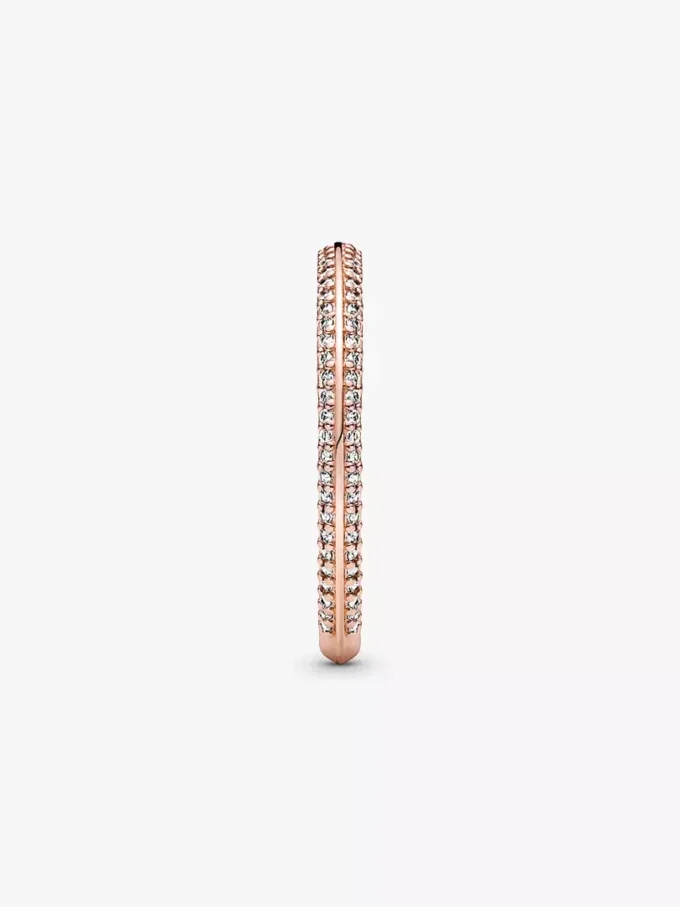 Pandora ME Pavé-Ring, 14 Karat Roségold-Beschichtung
