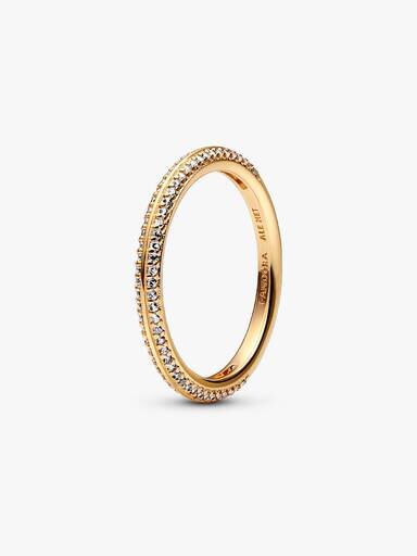 Pandora ME Pavé-Ring – 14 Karat vergoldet Pandora ME Pavé-Ring – 14 Karat vergoldet