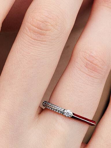 Pandora ME Pavé & Red Dual Ring – Sterlingsilber Pandora ME Pavé & Red Dual Ring – Sterlingsilber