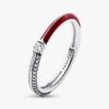Pandora ME Pavé & Red Dual Ring – Sterlingsilber Pandora ME Pavé & Red Dual Ring – Sterlingsilber