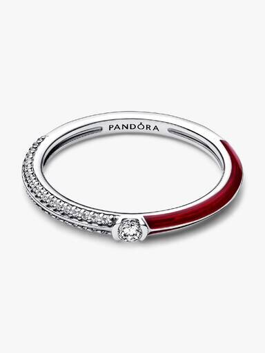 Pandora ME Pavé & Red Dual Ring – Sterlingsilber Pandora ME Pavé & Red Dual Ring – Sterlingsilber