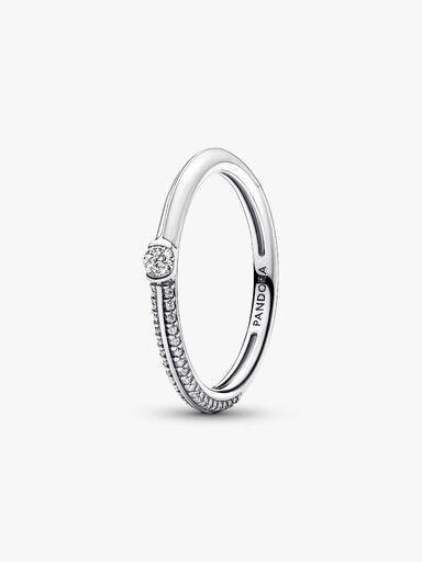 Pandora ME Pavé & Red Dual Ring – Sterlingsilber Pandora ME Pavé & Red Dual Ring – Sterlingsilber
