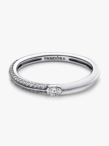 Pandora ME Pavé & Red Dual Ring – Sterlingsilber Pandora ME Pavé & Red Dual Ring – Sterlingsilber