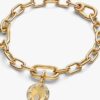 Pandora ME „Power of the Light“ Sonnenmedaillon-Charm – 14 Karat vergoldet Pandora ME „Power of the Light“ Sonnenmedaillon-Charm – 14 Karat vergoldet