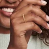 Pandora ME Pyramidenring, 14 Karat vergoldet