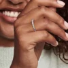 Pandora ME Pyramidenring aus Sterlingsilber
