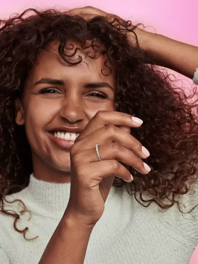 Pandora ME Pyramidenring aus Sterlingsilber